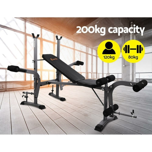 Banc de musculation multifonction Everfit 8 en 1 – Station home gym