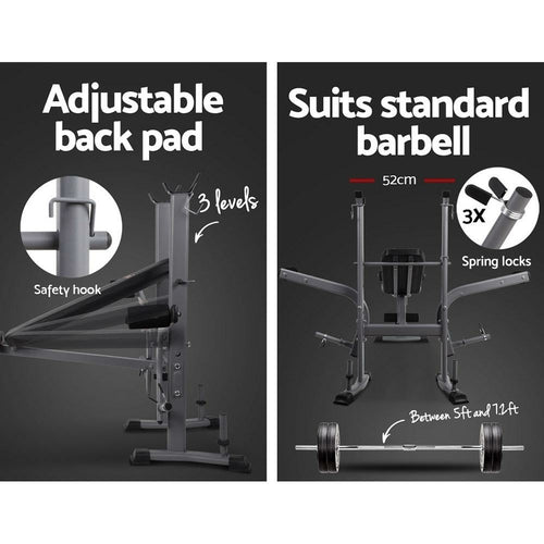 Banc de musculation multifonction Everfit 8 en 1 – Station home gym