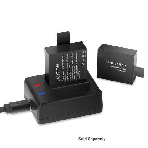 Caméra 4K WiFi étanche avec télécommande RF – Kit complet accessoires