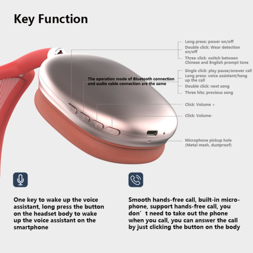 Casque Bluetooth Sport sans fil – Détection en oreille